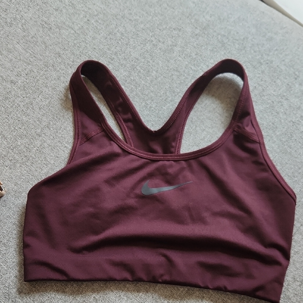 Nike Brown Sports Bra Seamless Moisture-Wicking